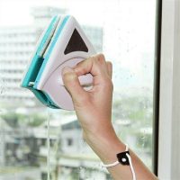 Safety Magnetic Double sided window cleaner | wash the windows outside and inside