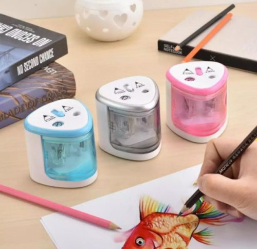AUTO Electric Automatic Pencil Sharpener sharp pencil school kids - Image 2
