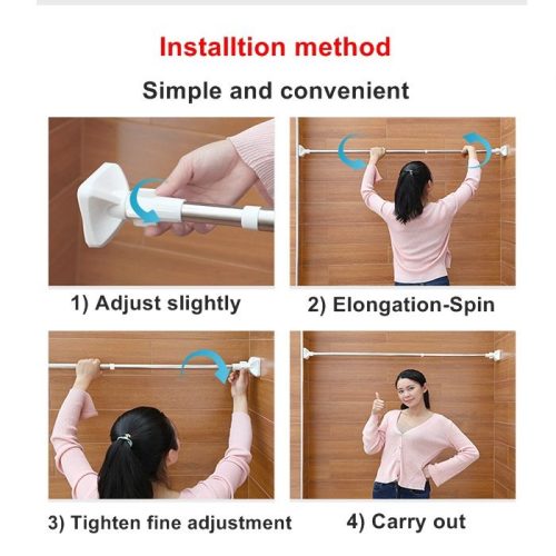 Stainless Steel Shower Curtain Rod - Image 5