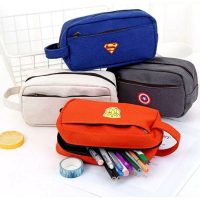 Superhero Pencil Box Canvas School stationary