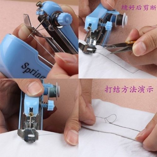Mini Handheld Sewing Machine Home & Travel Use Portable Multi-Functional - Image 2