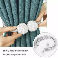 Magnetic curtain straps magnetic fasteners