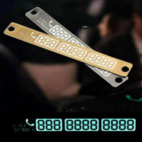 Glow in the Dark Emergency Car Parking Phone Number Bar - Image 2