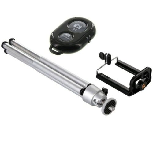 Mobile aluminium camera stand holder + selfie camera bluetooth - Image 2