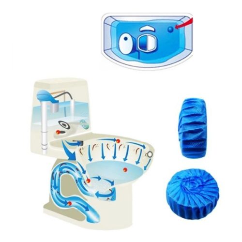 Toilet Bowl Cleaner Blue Automatic Clean (3 pcs) - Image 3