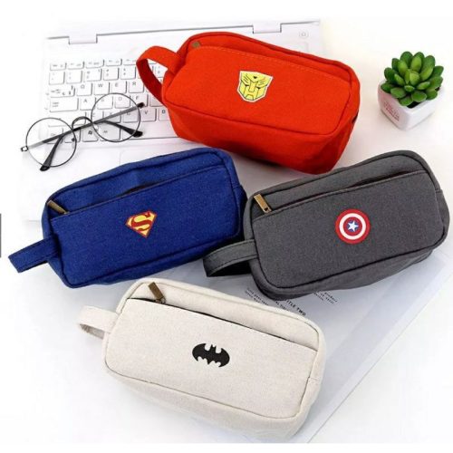 Superhero Pencil Box Canvas School stationary - Image 5