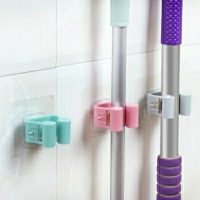 1PC Mop and umbrella broom stick wall hanger clip