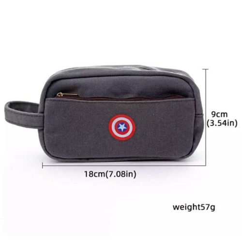 Superhero Pencil Box Canvas School stationary - Image 4