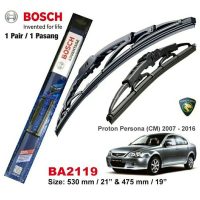 A PAIR OF BOSCH VIPER PERSONAL CAR MIRRORS 2007 - 2016 U HOOK WIPER 21/19 | WIPE THE MIRROR