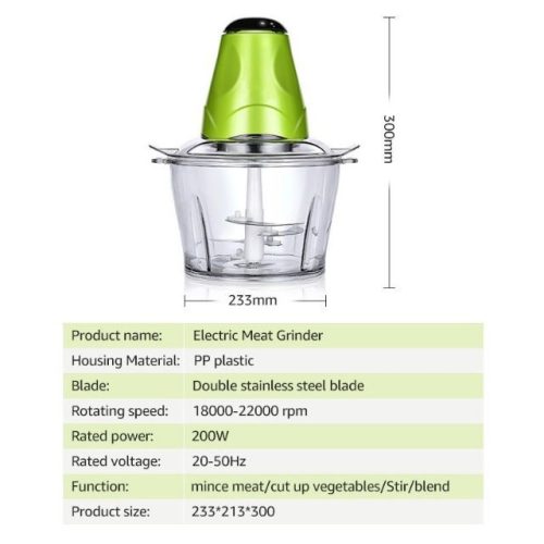 Electric Meat Blender Mixer Meat Grinder - Image 5